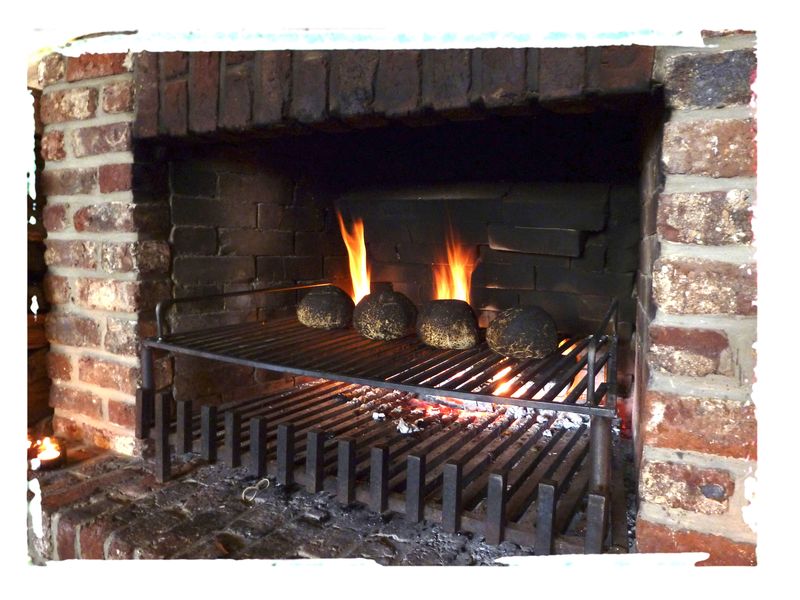 Fire place w bread